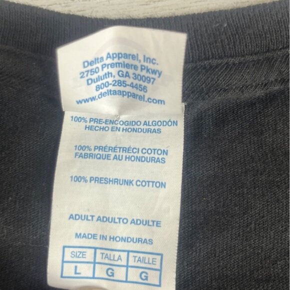 Steelers Sugar Skull Graphic Tshirt Large Black Tee Delta Pro Fanwear - Picture 7 of 7